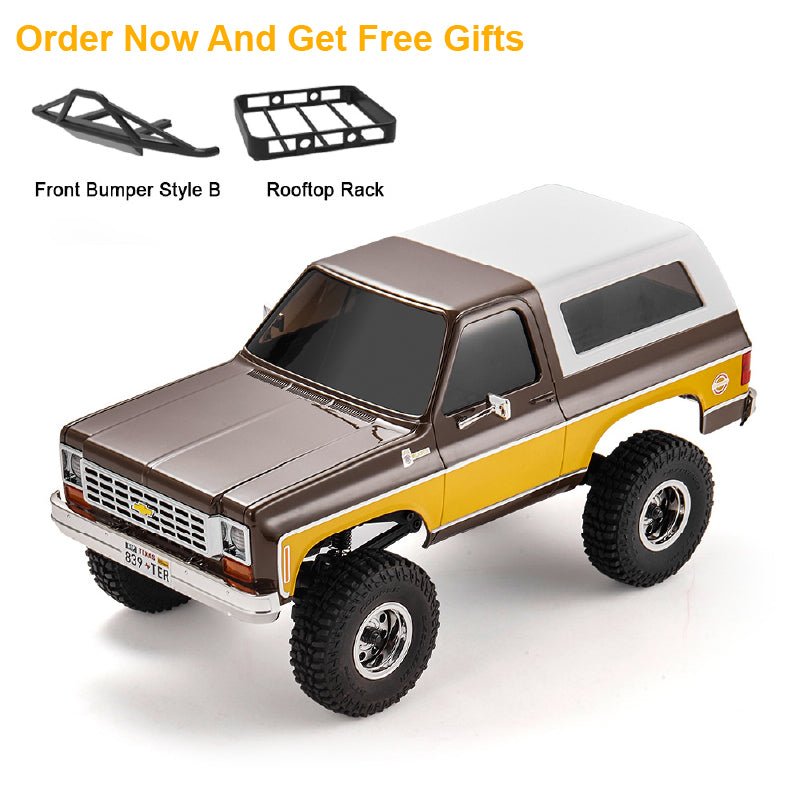 FMS FCX24 Chevrolet K5 Blazer 1:24 4WD RTR Rock Crawler — 4WD