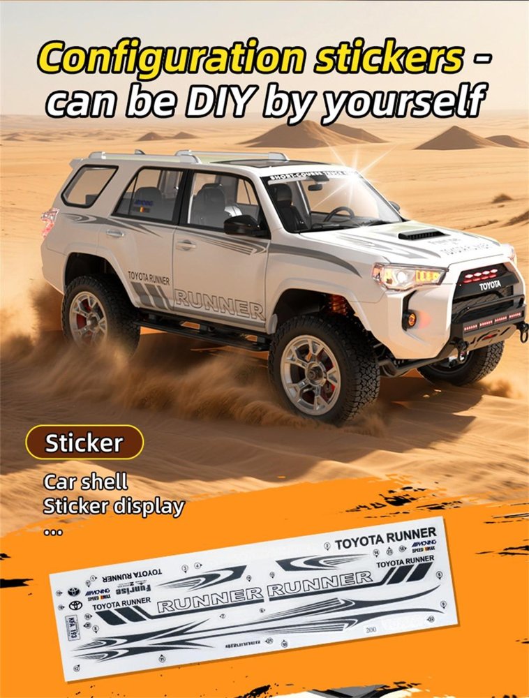 HG4-209 Toyota 4Runner 1:18 FULL METAL BODY RTR RC Crawler — Crawler