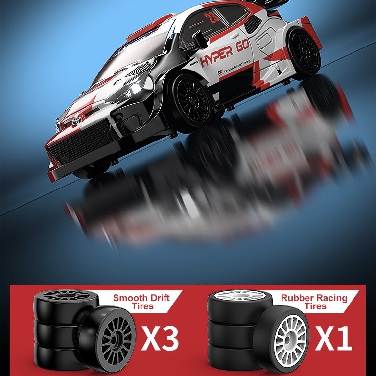MJX Hyper Go 43308 1:43 Toyota GR Yaris Rally1 (2026) RC Car (RTR) — Drift Car