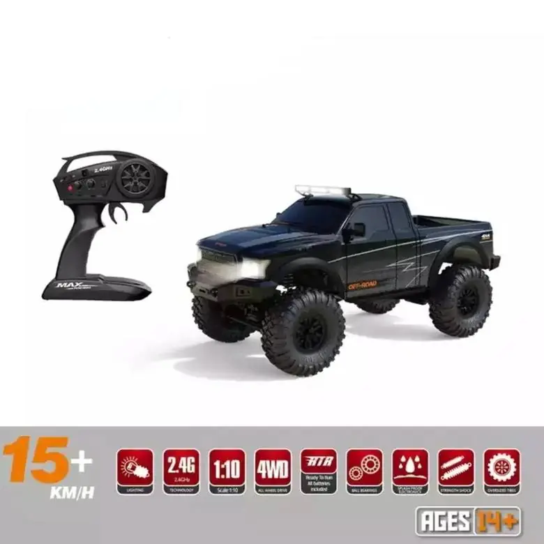 1:10 4WD Off-Road RC Truck — F-150 Raptor Body (RTR) — 1:10