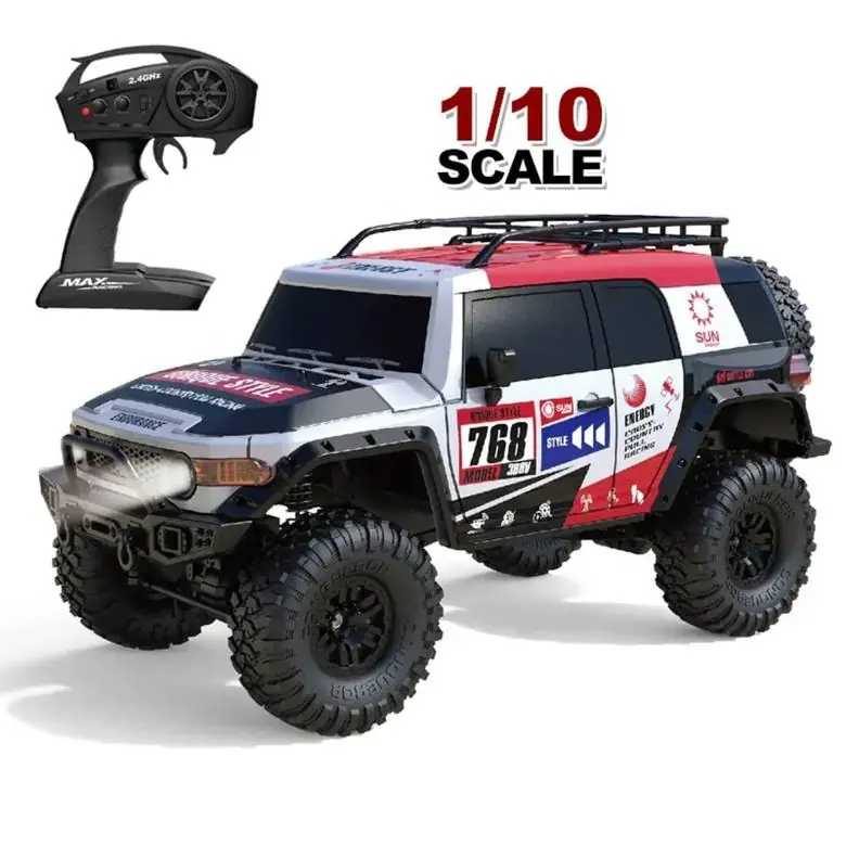 1:10 4WD RC Rock Crawler — FJ Cruiser Body, LED (RTR) — 1:10