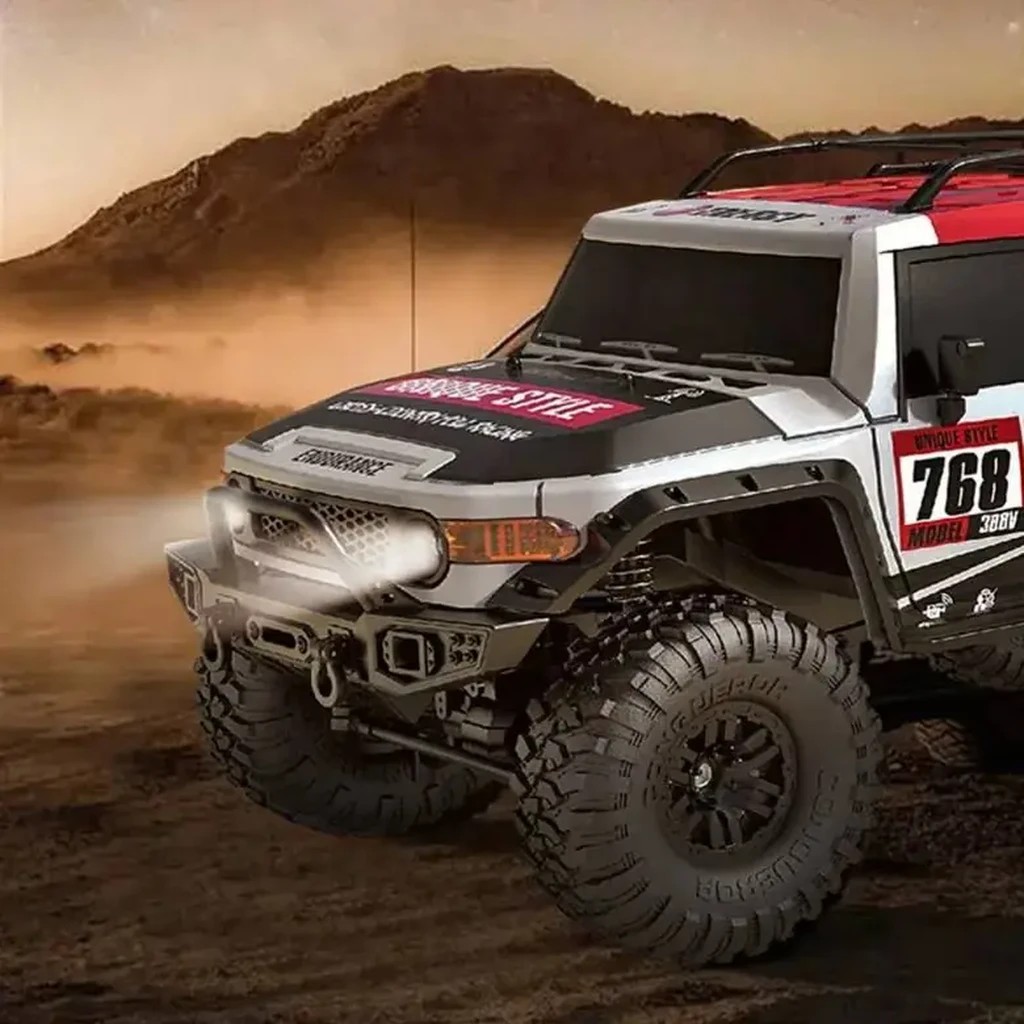 HB Toys 1:10 4WD RC Rock Crawler — FJ Cruiser Body, LED (RTR)