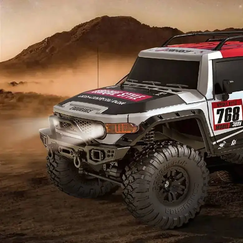 1:10 4WD RC Rock Crawler — FJ Cruiser Body, LED (RTR)