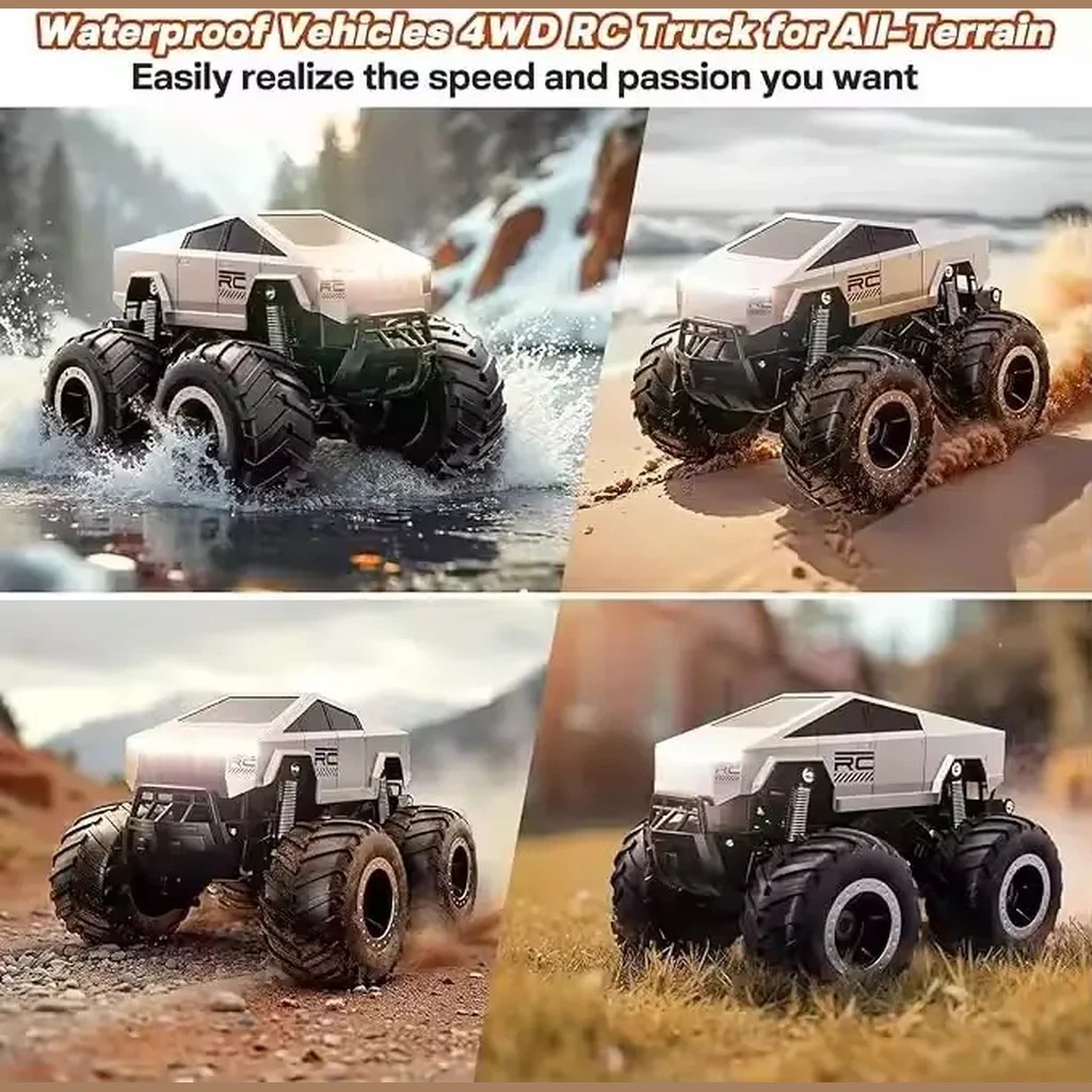 1:16 4WD Waterproof All-Terrain RC Monster Truck — 1/16 scale