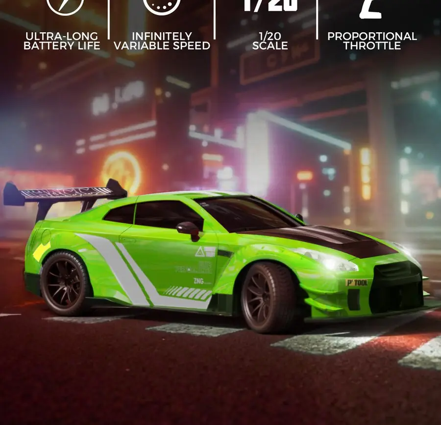 1:20 4WD Dual-Motor RC Drift Car GT — 1/20 scale