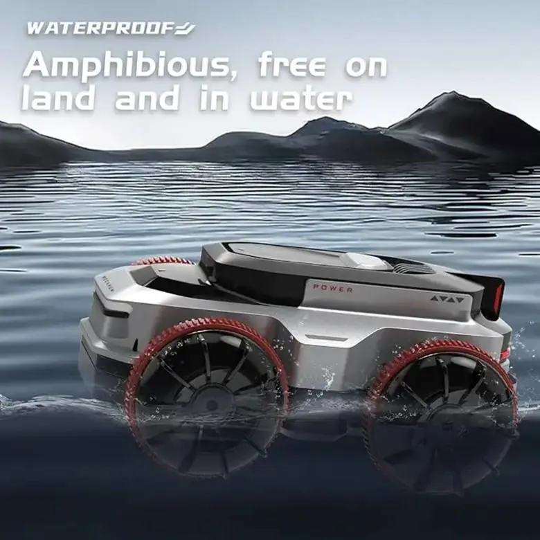 4WD Amphibious Mecanum Wheel RC Stunt Car — Stunt