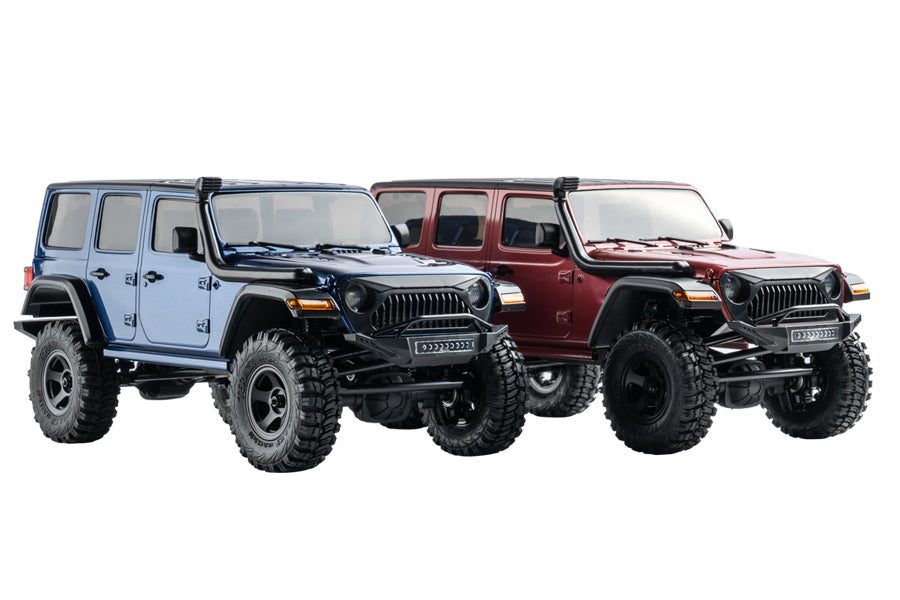 EAZYRC 1:18 Thunder Storm 4x4 RC Rock Crawler (RTR) — Jeep-style hard-shell body with metallic paint
