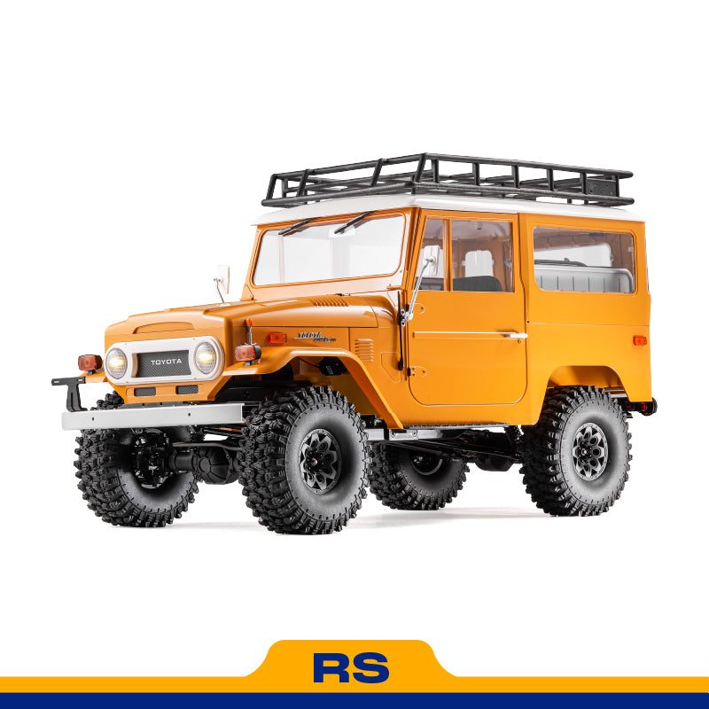 FMS 1:10 Toyota Land Cruiser FJ40 RS — Licensed RC Crawler (RTR) — Officially licensed Toyota Land Cruiser FJ40 hard body