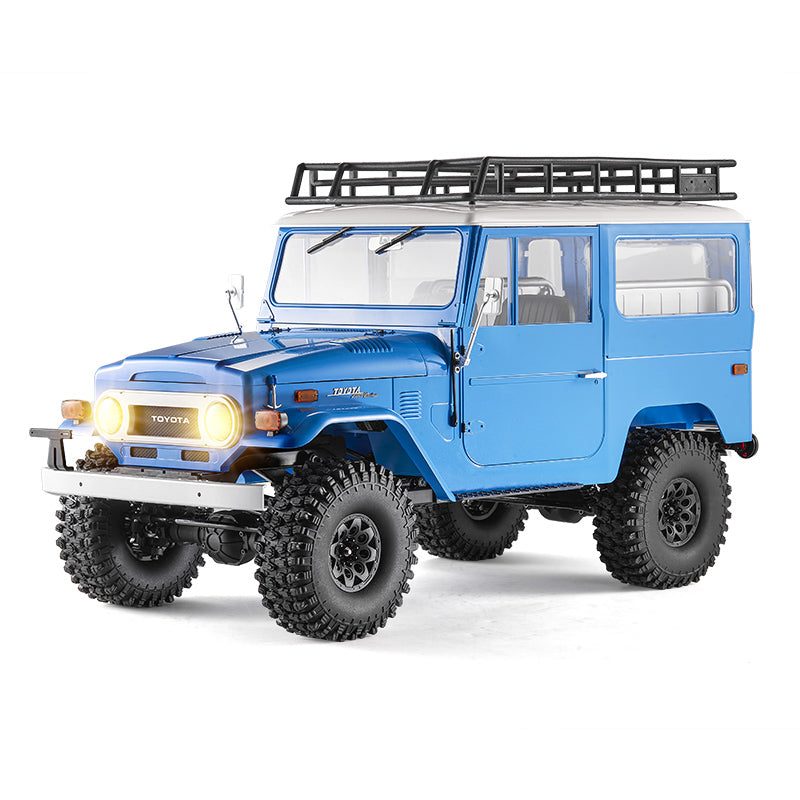 FMS 1:10 Toyota Land Cruiser FJ40 RS — Licensed RC Crawler (RTR) — Metal ladder frame