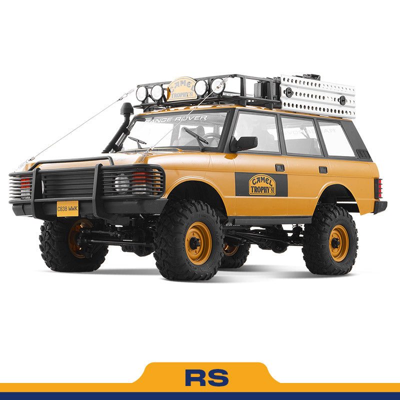 FMS FCX10 1:10 Land Rover Camel Trophy Edition RS — RC Crawler (RTR) — Licensed Land Rover Camel Trophy livery