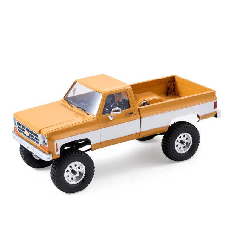FMS FCX18 1:18 Chevrolet K10 RTR RC Rock Crawler &mdash; Yellow V2
