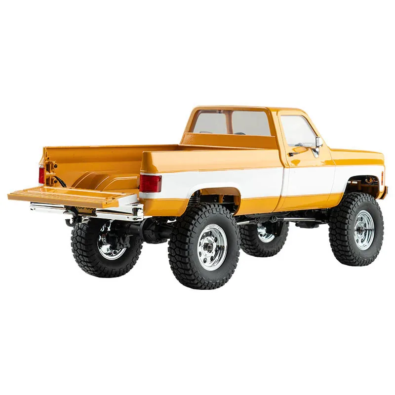 FMS FCX18 1:18 Chevrolet K10 RTR RC Rock Crawler &mdash; Yellow V2 — 1:18 scale