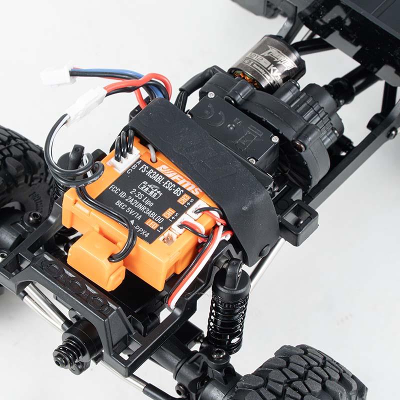 FMS FCX24 Power Wagon 1:24 Brushless RTR RC Rock Crawler &mdash; Metallic Green — Micro two-speed