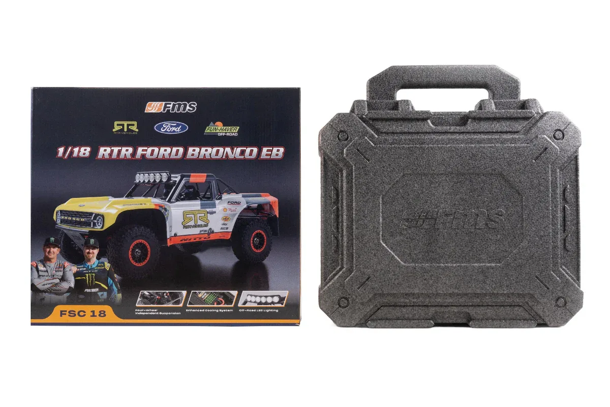 FMS FSC18 Ford Bronco RTR EB 1:18 Scale 4WD Brushless Short Course Truck — Brushless