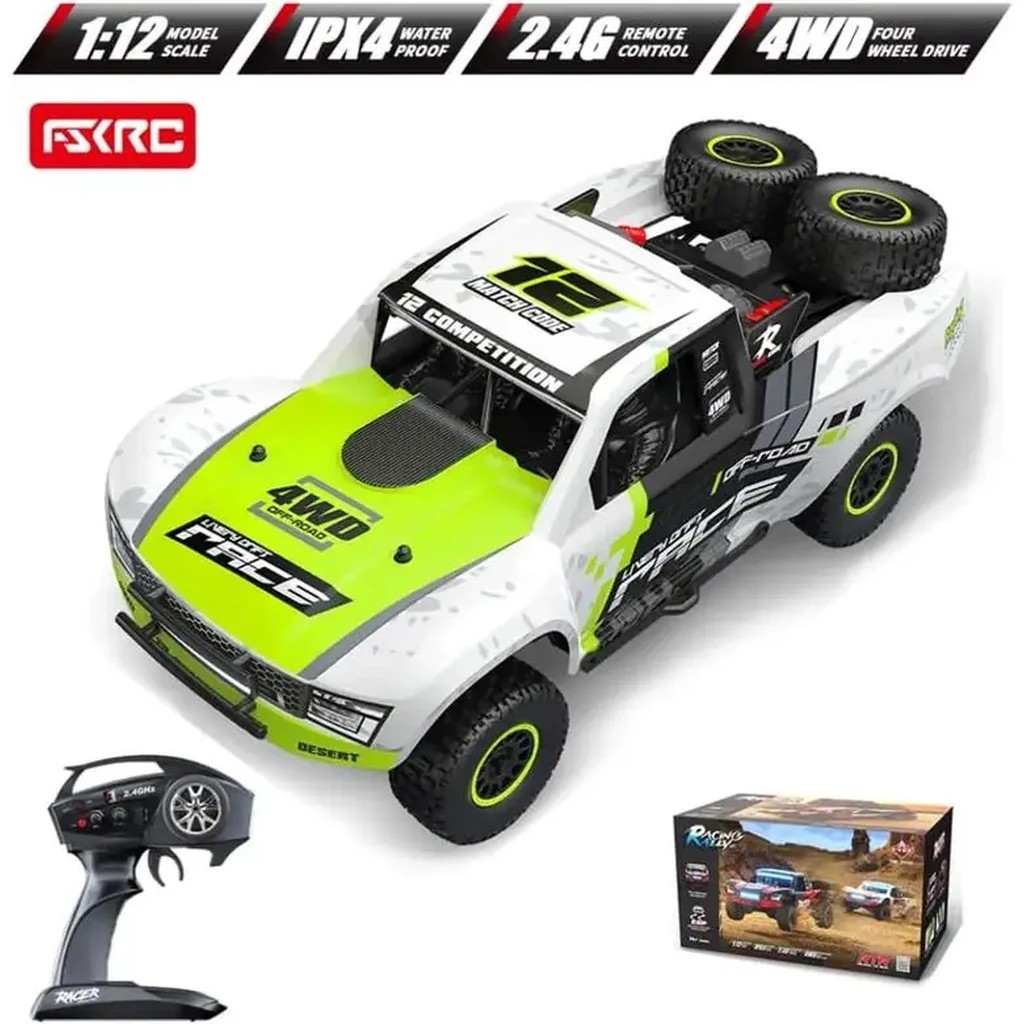 HB Toys FS Racing PACE RD1202 1:12 4WD IPX4 RC Desert Short-Course (RTR) — Brushless motor