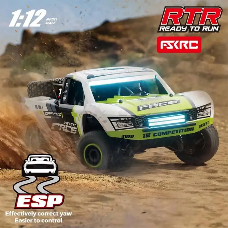 FS Racing PACE RD1202 1:12 4WD IPX4 RC Desert Short-Course (RTR) — IPX4