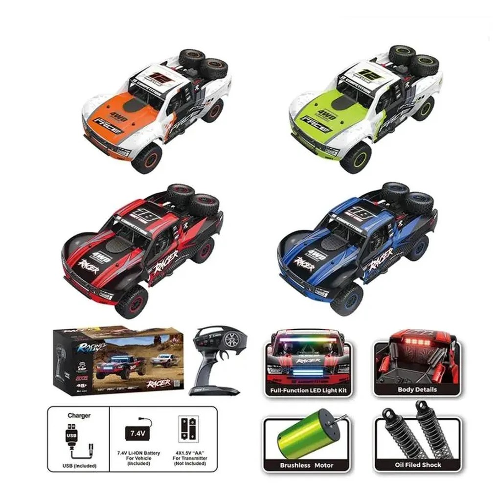 HB Toys FS Racing PACE RD1202 1:12 4WD IPX4 RC Desert Short-Course (RTR) — 4WD RTR