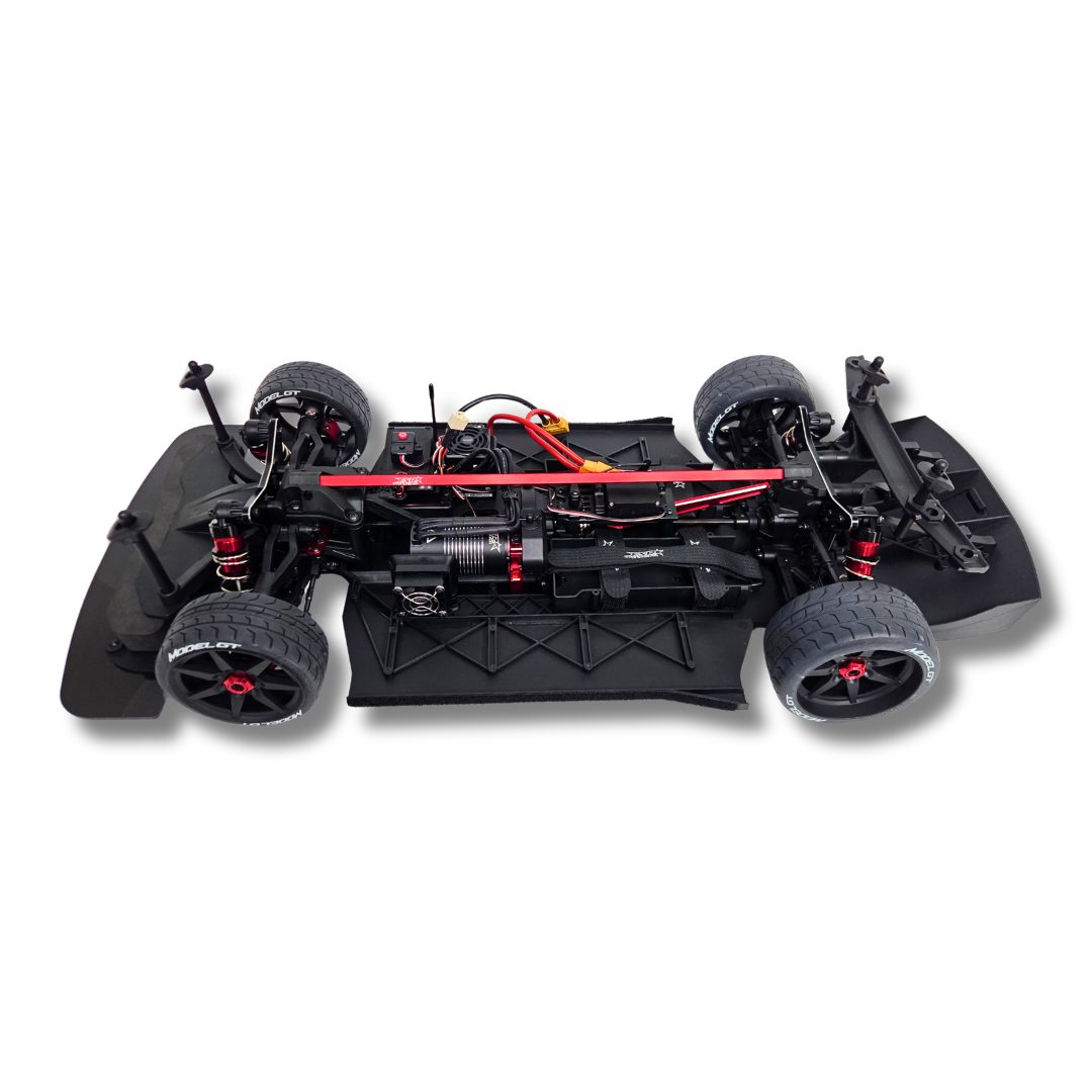 FSR FS33701 Model GT 1:7 6S Brushless RC Street Car — 100+ km/h, Hobbywing (RTR) — Hobbywing 150A waterproof ESC (950A peak, XT90)