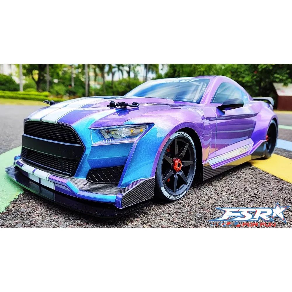 FSR FS33712 Model GT 1:7 8S Brushless RC Street Car — 120 km/h, Hobbywing MAX6 (RTR) — The 8S flagship — Charm Blue (purple) 1:7 Model GT