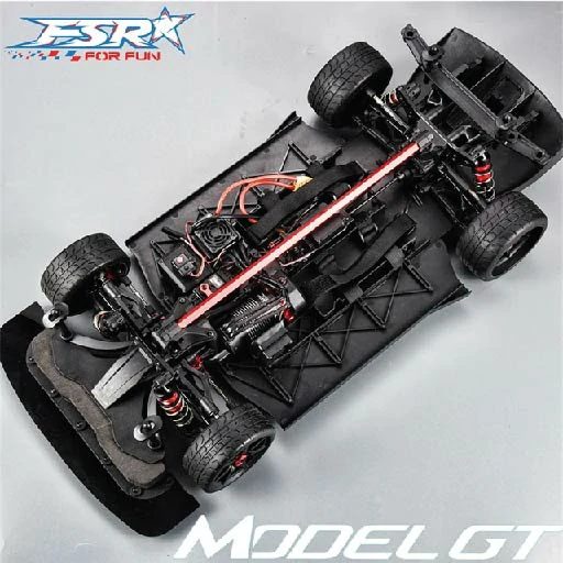 FSR FS33712 Model GT 1:7 8S Brushless RC Street Car — 120 km/h, Hobbywing MAX6 (RTR) — Built-in FSM gyro stability