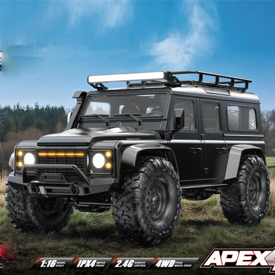 HB Toys R1607/08 1:16 Land Rover Defender 4WD RC Rock Crawler (RTR) — 1:16 scale