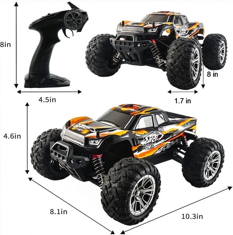 HOSHI N416 1:16 4WD RC Monster Truck — 33+ km/h, Splash-Proof (RTR) — 4WD