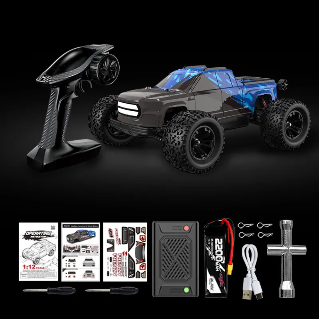 HOSHI N517 Frenzy 1:12 4WD Brushless RC Monster Truck — 70 km/h, 3S (RTR) — 4WD brushless — 70 km/h