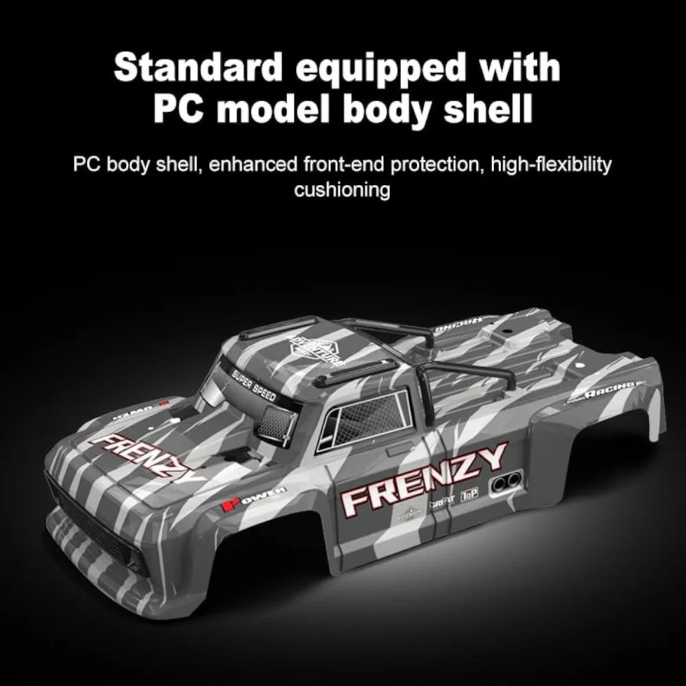 HOSHI N517A Frenzy 1:12 4WD Brushless RC Truggy — 70 km/h, Dual 3S (RTR) — 3800KV motor · 45A ESC