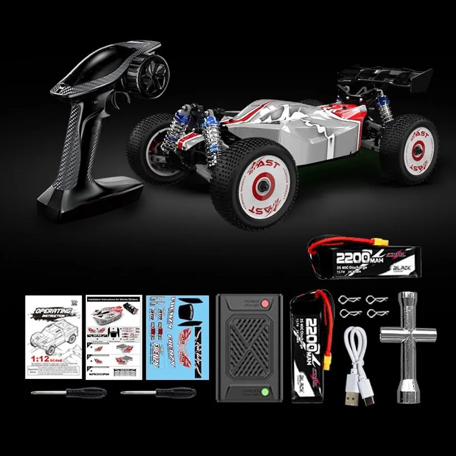 HOSHI N517C Frenzy 1:12 4WD Brushless RC Buggy — 70 km/h, Dual 3S (RTR) — RTR
