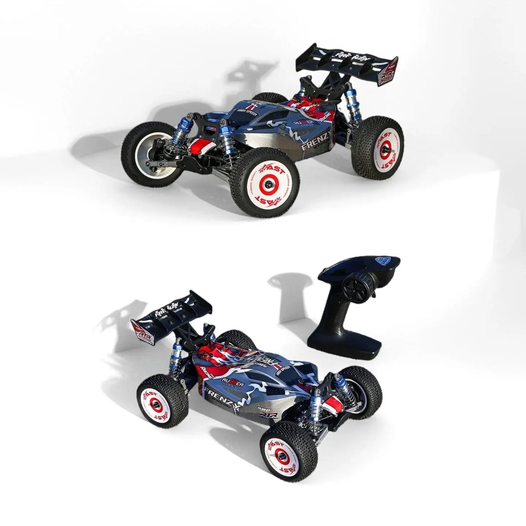 HOSHI N517C Frenzy 1:12 4WD Brushless RC Buggy — 70 km/h, Dual 3S (RTR) — All-metal transmission + sealed metal diffs