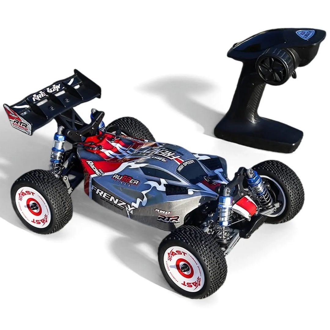 HOSHI N517C Frenzy 1:12 4WD Brushless RC Buggy — 70 km/h, Dual 3S (RTR) — Aluminium-capped metal oil shocks
