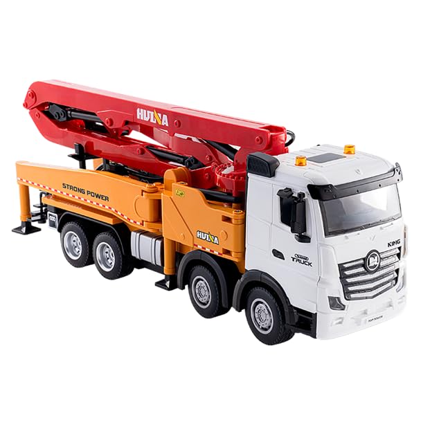 Huina 1381 1:18 RC Concrete Pump Truck — 11CH, Three-Section Folding Boom