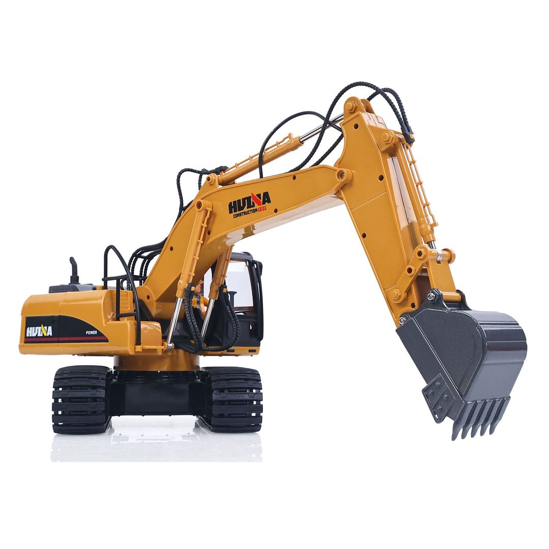 Huina 1535 1:14 RC Excavator — 15 Functions, Lights & Sound (RTR) — 15 independent functions