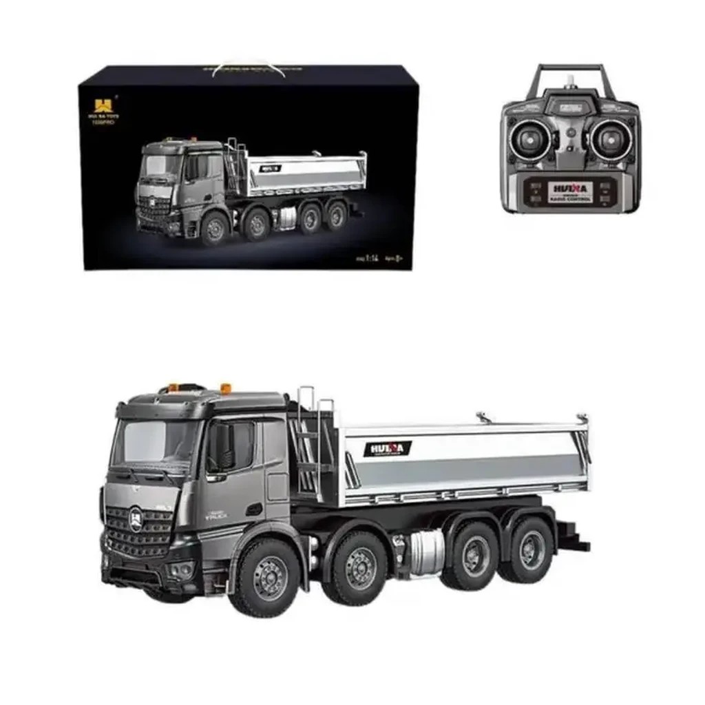 HuiNa 1536 Pro 1:14 13-CH Alloy 8×8 RC Dump Truck — 13-CH