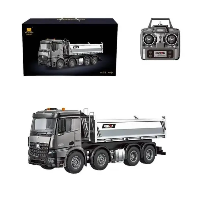 HuiNa 1536 Pro 1:14 13-CH Alloy 8×8 RC Dump Truck — 13-CH