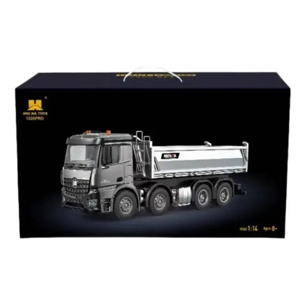 HuiNa 1536 Pro 1:14 13-CH Alloy 8×8 RC Dump Truck — product photo 6