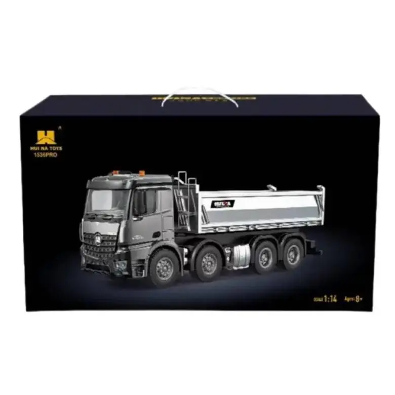 HuiNa 1536 Pro 1:14 13-CH Alloy 8×8 RC Dump Truck — product photo 6