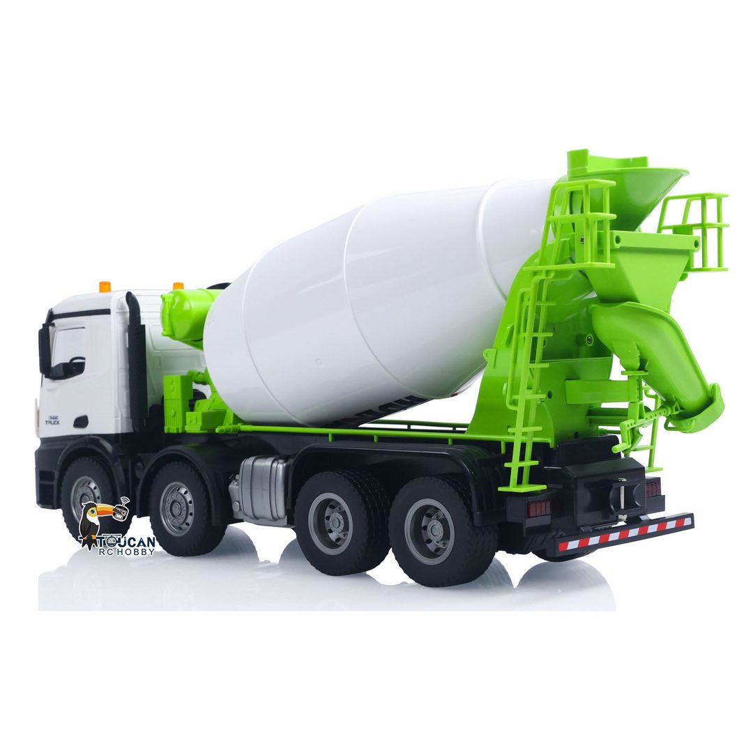 Huina 1537 1:14 RC Concrete Mixer Truck — 12-Channel, Rotating Drum (RTR) — Full drive and steering