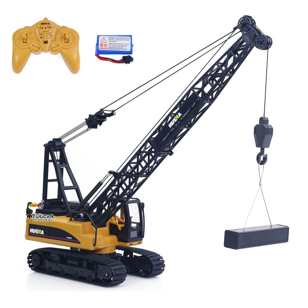 Huina 1572 1:14 RC Crawler Crane — Working Winch & Boom (RTR) — 1:14 scale tracked crawler crane