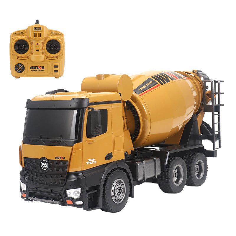 Huina 1574 1:14 RC Concrete Mixer Truck — Rotating Drum (RTR)