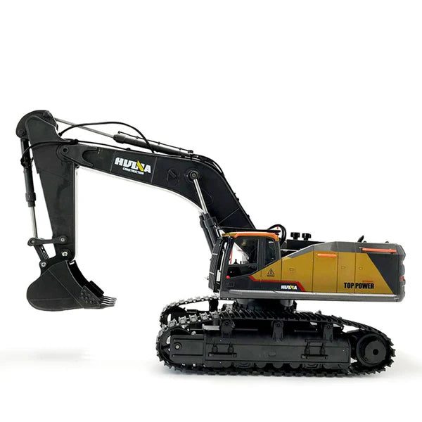 Huina 1592 1:14 RC Excavator — 22 Channel, 680° Rotation, Alloy Bucket — 22 channel