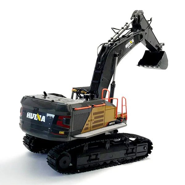 Huina 1592 1:14 RC Excavator — 22 Channel, 680° Rotation, Alloy Bucket — 680° cab rotation
