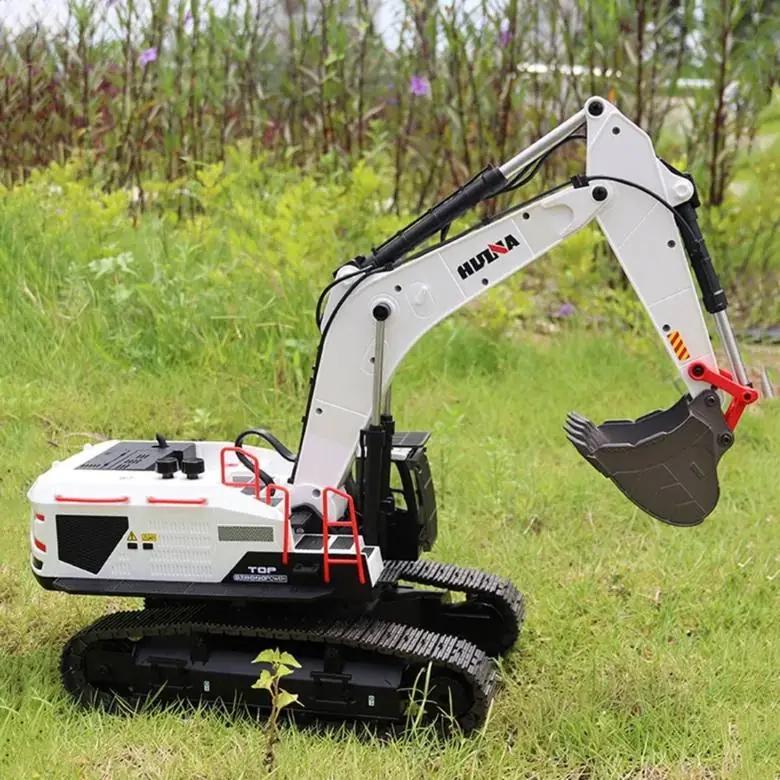 HuiNa 1594 1:14 22-CH Full-Alloy RC Excavator — Alloy
