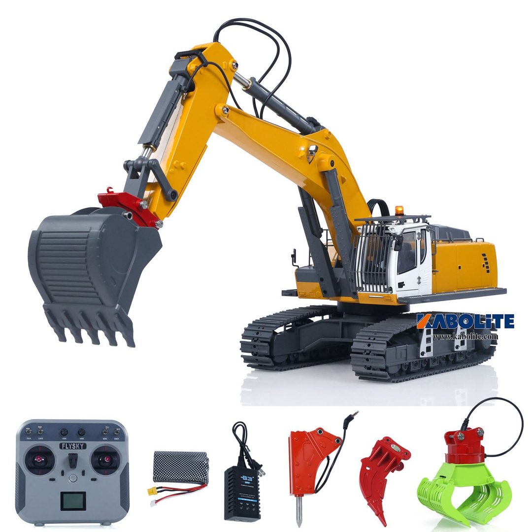 Kabolite K5901-100S 1:18 Full-Metal Hydraulic RC Excavator (RTR)