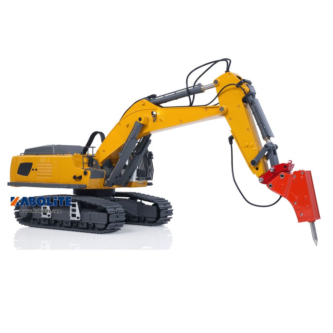 Kabolite K5901-100S 1:18 Full-Metal Hydraulic RC Excavator (RTR) — Metal tracks and chassis