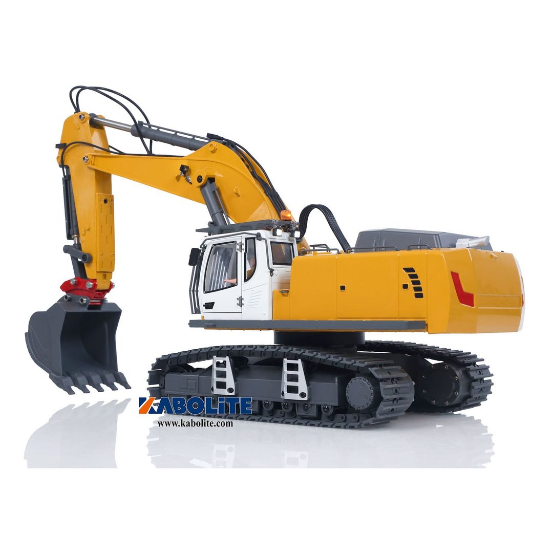 Kabolite K5901-100S 1:18 Full-Metal Hydraulic RC Excavator (RTR) — Cab rotation