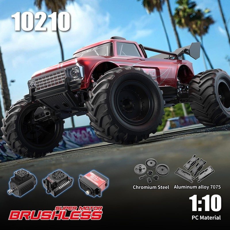 MJX Hyper Go 10210 (DC) 1:10 Brushless RC Monster Truck — 60-Day Preorder (RTR)