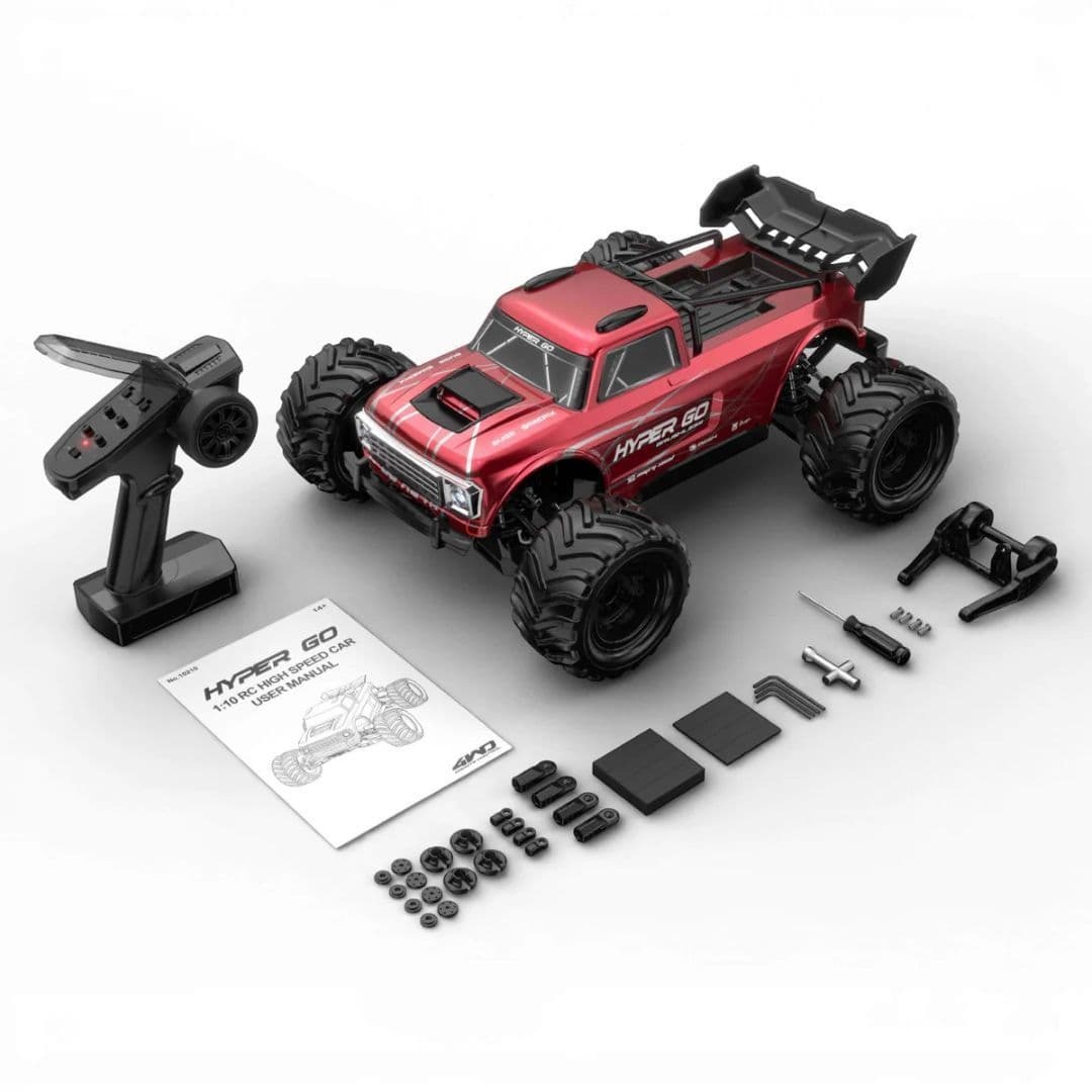 MJX Hyper Go 10210DC 1:10 Brushless 4WD RC Monster Truck — 80 km/h — 80 km/h