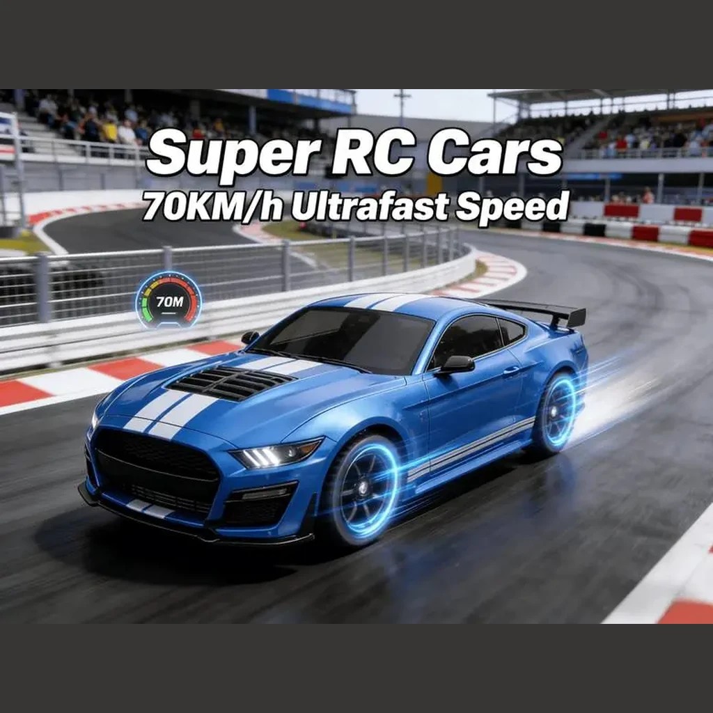 MJX Hyper Go 10306 1:10 4WD Brushless RC Car — Mustang Shelby GT500 (70 km/h) — Brushless