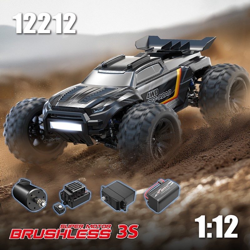MJX Hyper Go 12212 1:12 Brushless RC Truck — 60-Day Preorder (RTR)